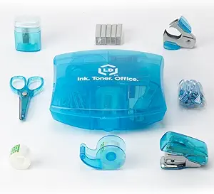 LD Products Blue Mini Office Supply Kit: All Your Mobile Office Tools