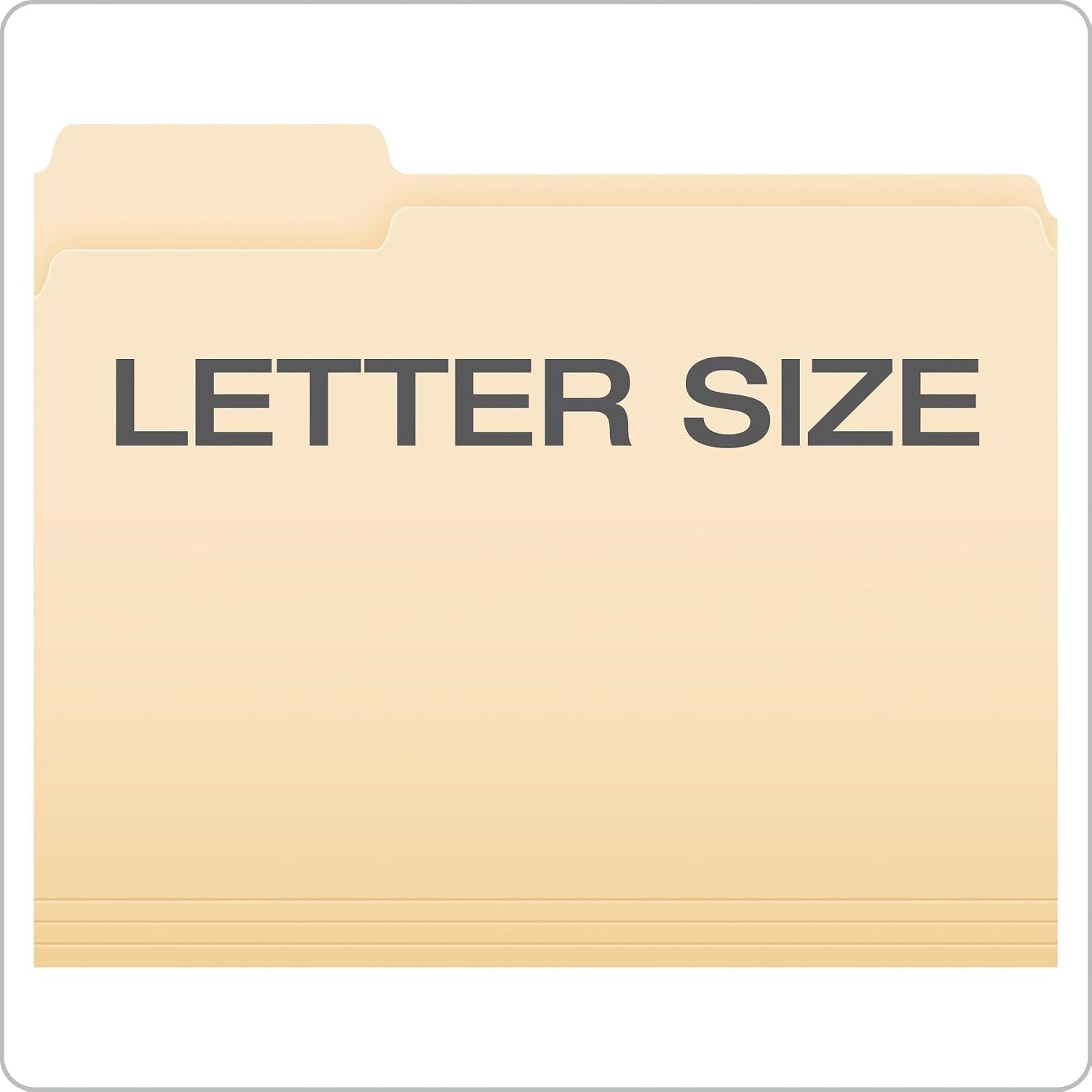 Pendaflex File Folders, 250-Pack, Letter Size, Manila, 1/3-Cut Tabs, Premium Paper Folders for File Cabinets, Home, Office & Classroom Document Organization, 3-Tab Letter File Folders - Image 5