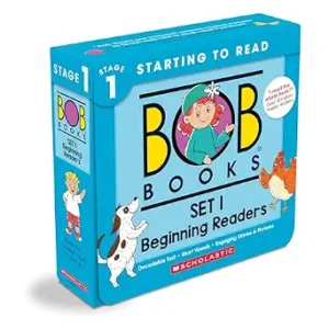 Bob Books - Set 1: Beginning Readers Box Set | Phonics, Ages 4 and up, Kindergarten (Stage 1: Starting to Read)