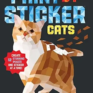 Paint by Sticker (Official): Cats: Create 12 Stunning Images One Sticker at a Time!