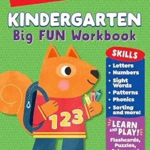 Kindergarten Big Fun Workbook: Prep Workbook with Kindergarten Learning Activities Featuring Tracing Worksheets, Alphabet Practice, Math Activities and Puzzles