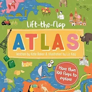 Lonely Planet Kids Lift-the-Flap Atlas: Interactive Trip Around the World | Must Visit Places | Wow Friends with Fun Facts | Beautiful Illustrations & Artwork