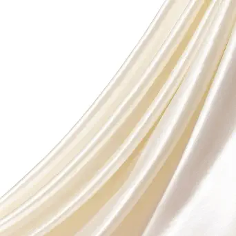 Q&J Fabric Co. 3 Yards 108'' Beige Satin Fabric By the Yard Soft Charmeuse Cloth 55 INCH Width for DIY Sewing Crafts Wedding Dresses, Backdrops & Party Decor | Smooth, Shiny & Wrinkle-Resistant