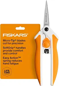 Fiskars 6" Easy Action Micro-Tip Scissors, Sewing, Arts & Crafts Tools
