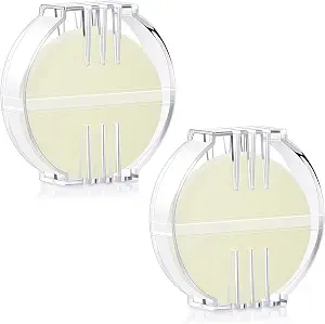 Maitys 2 Pcs Thread Wax Beeswax for Hand Sewing,Colorless, Clear Case
