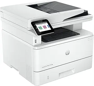 HP Laserjet Pro MFP 4101fdw Wireless Black & White All-in-One Laser Printer, Scanner, Copier, Fax, Best-for-Office (2Z619F)