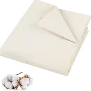 100% Cotton Muslin Fabric, 63 Inch X 2 Yards Unbleached Fabric by The Yard