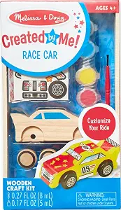 Melissa & Doug Created by Me! Race Car Wooden Craft Kit