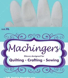 Quilting Support Gloves for Free-Motion Sewing, by Quilter’s Touch