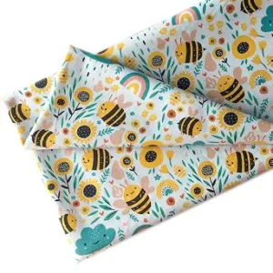 Cotton Fabric by The Yard for Sewing DIY Crafting Fashion Design Full Width cuttable 36 x 43inches (91x109cm) color005
