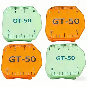 4 PCS Magnetic Seam Guide for Sewing Machine,Multifunctional Polygonal Hemmer Guide with Scale,Universal Sewing Quilting Supplies Accessories Tools