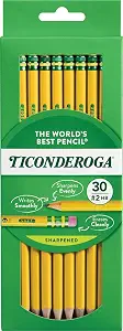 Ticonderoga Wood-Cased Pencils, Pre-Sharpened