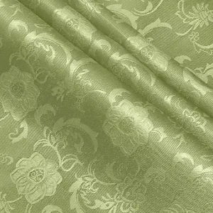 KKJIAF 2 Yard Sage Green Satin Jacquard Fabric 60" Wide for DIY Crafts