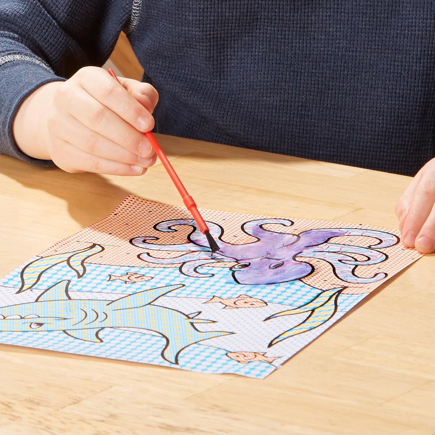 Melissa & Doug My First Paint with Water Coloring Book: Animals (24 Painting Pages) - Image 6