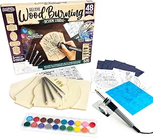 ArtSkills Wood Burning Kit for Beginners - 48 Piece Woodburning Gift Set