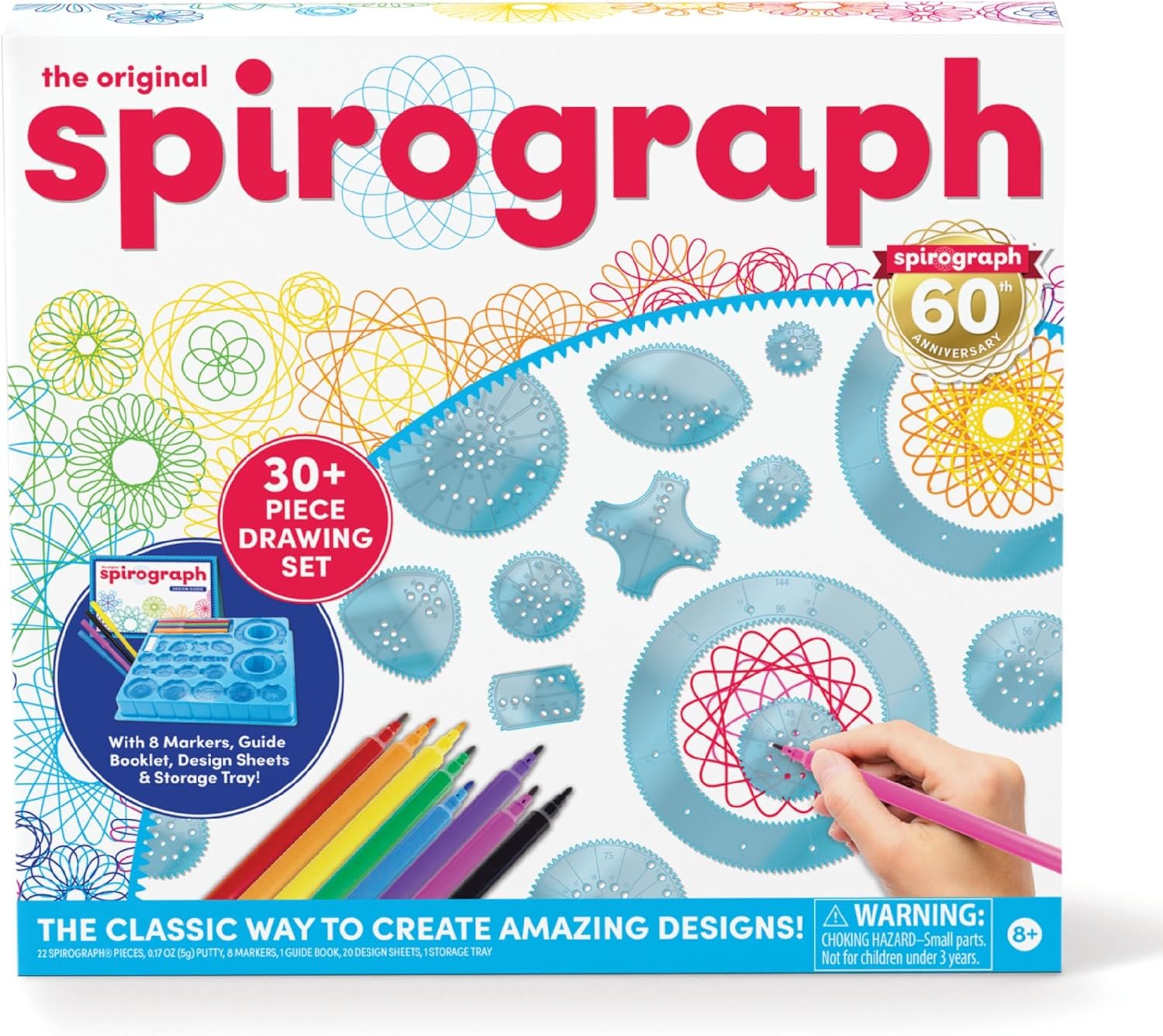 Spirograph with Markers Arts and Crafts for Kids Drawing Kit Art Supplies - Image 2