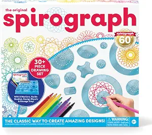 Spirograph with Markers Arts and Crafts for Kids Drawing Kit Art Supplies