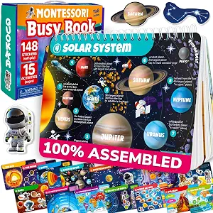 Montessori Busy Book for Kids Ages 4-8 — My Preschool Toddler Busy Book 3-5