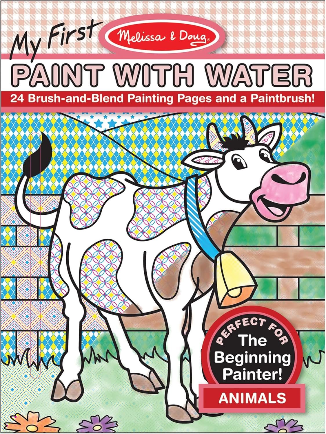 Melissa & Doug My First Paint with Water Coloring Book: Animals (24 Painting Pages) - Image 2