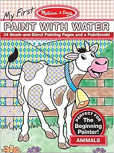 Melissa & Doug My First Paint with Water Coloring Book: Animals (24 Painting Pages)