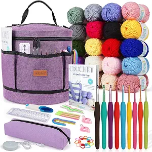 Katech Crochet Kit for Beginners, Adults, Kids Includ Everything You Needed